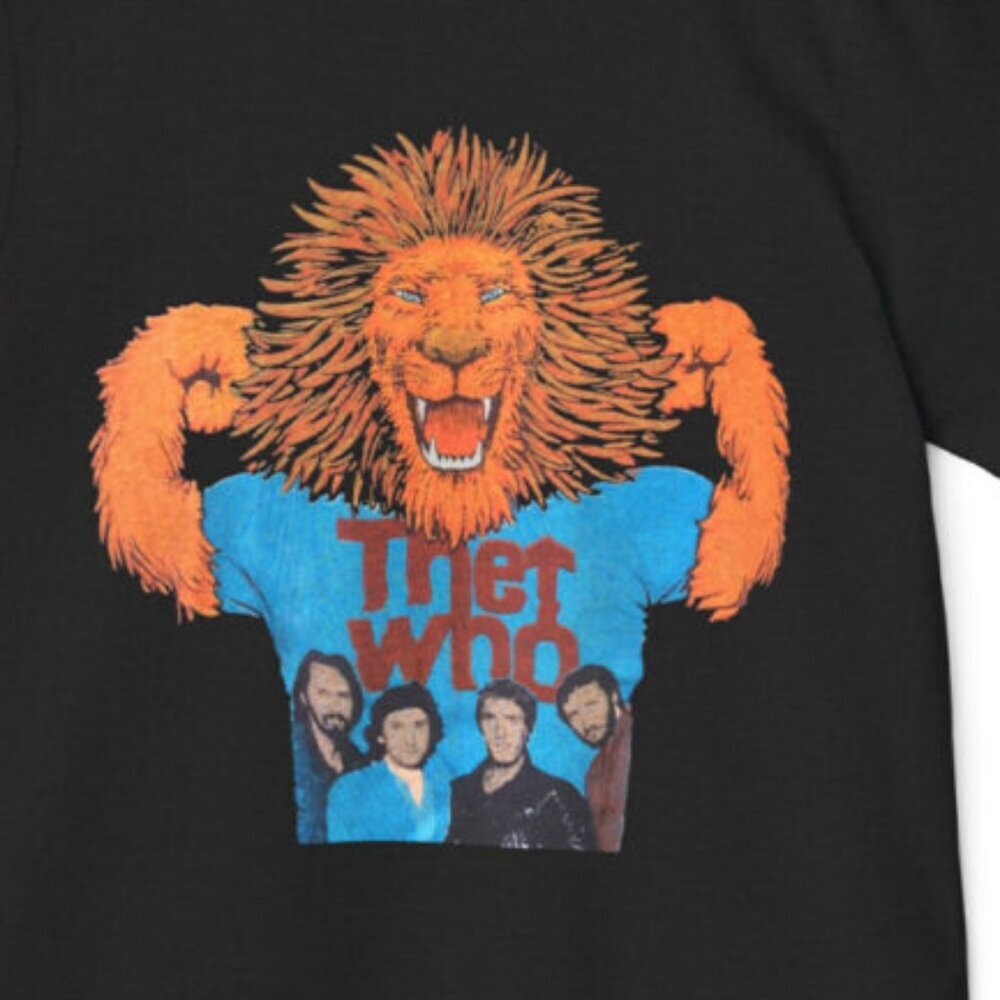 1979 The Who Lion Pete Townshend Keith Moon Rock Band Concert Fan Gift Shirt 73 - Picture 2 of 5